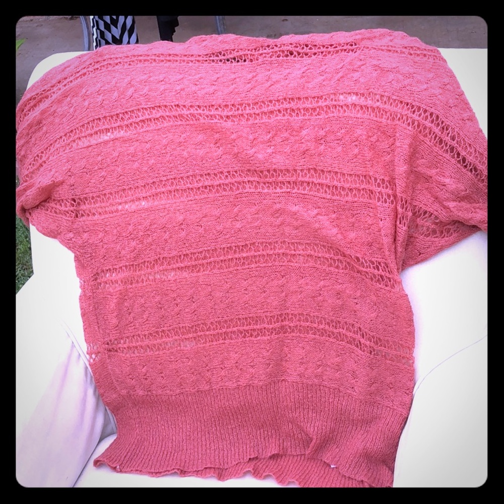 Sweater with swoop neck super soft XL